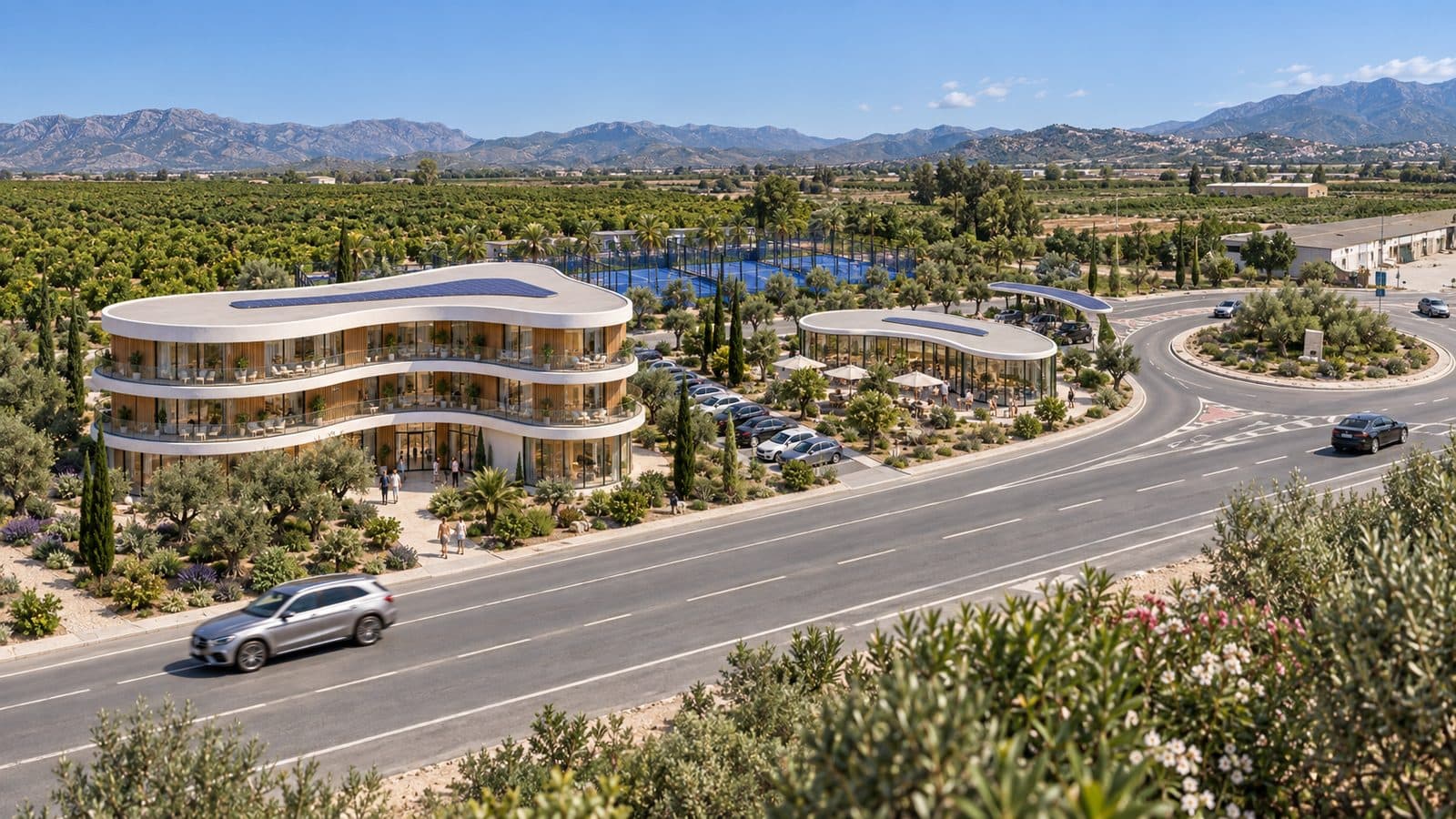 Hotel y club de pádel · Les Cases d'Alcanar · Más imágenes del proyecto (2/5)