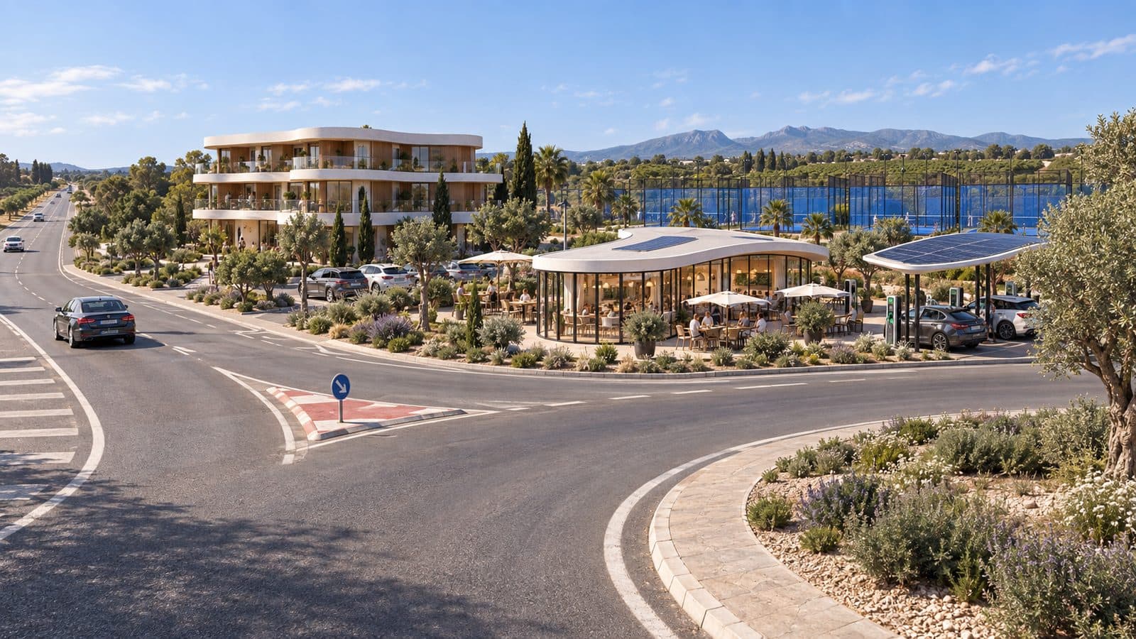 Hotel y club de pádel · Les Cases d'Alcanar · Más imágenes del proyecto (3/5)