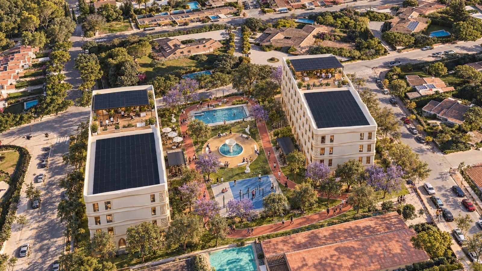Residencia, hotel y parque · Jerez de la Frontera — Urbanismo, Jerez de la Frontera, Cádiz
